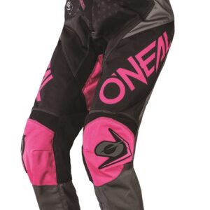 O'Neal Element Factory Ladies Black/Pink Motocross Pants - Image 1
