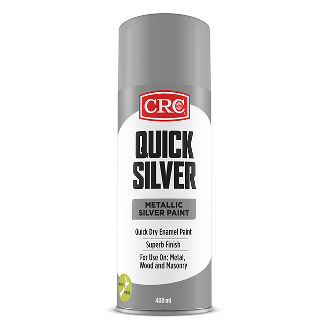 CRC Quicksilver Silver Paint 400ml pack 6                  [] - Image 1