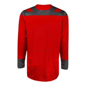 FLY Racing F-16 Motocross Jersey  Red / Charcoal / White - Image 2
