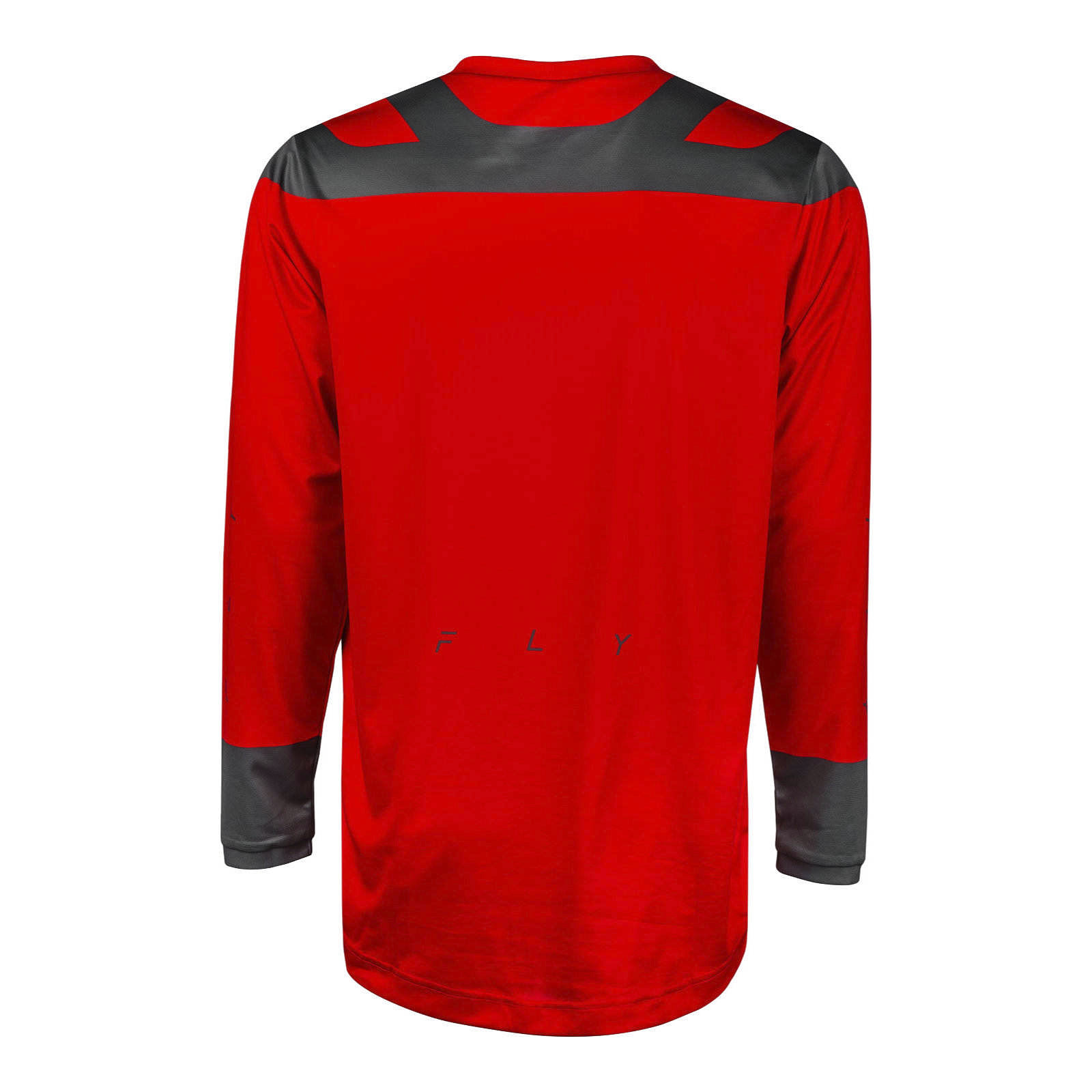FLY Racing F-16 Motocross Jersey  Red / Charcoal / White - Image 2