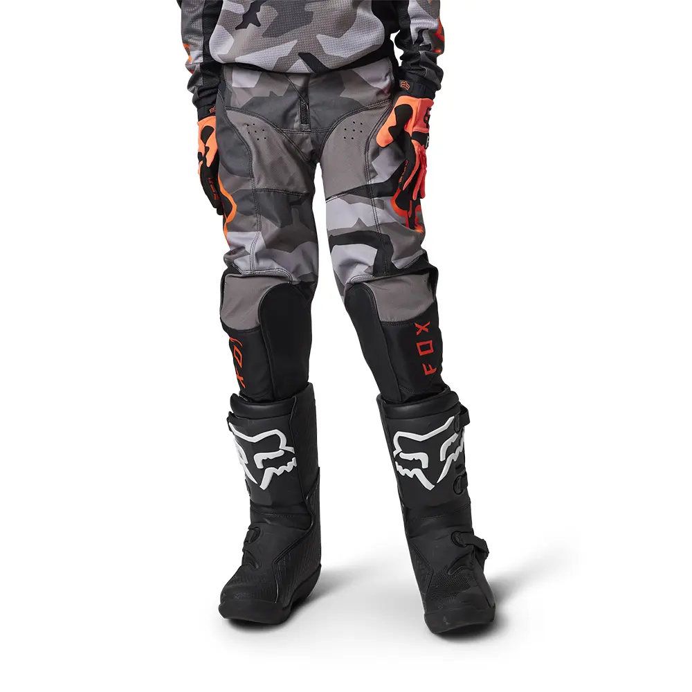 Fox 180 Bnkr Motocross Pants Youth Grey Camo