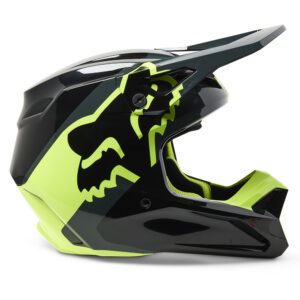 Fox V1 XPOZR MIPS ECE Motocross Helmet Youth Black/Grey - Image 2