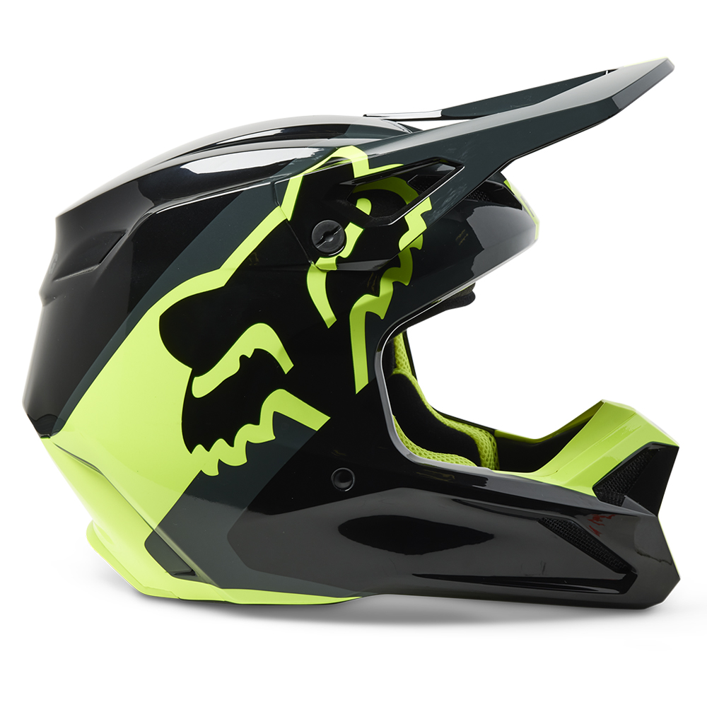 Fox V1 XPOZR MIPS ECE Motocross Helmet Youth Black/Grey - Image 2