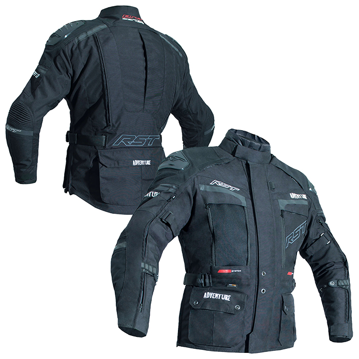 Jacket RST Adventure 3 Textile Black - Image 2