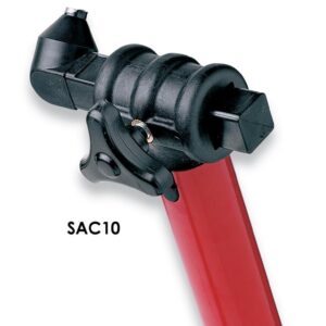 FRONT ADJUSTABLE STAND BLUE WITH SAC10 UNDERFORK ADAPTORS - Image 3
