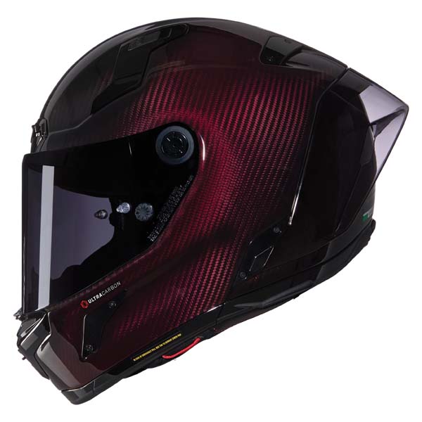 HELMET X804RS ULTRA CARBON LIQUIDO MAROON X-SMALL - Image 1