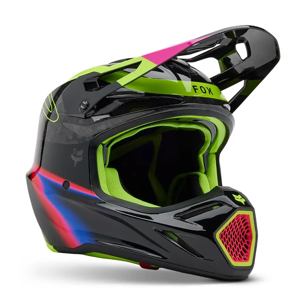 Fox V3 RS Energy Motocross Helmet Black