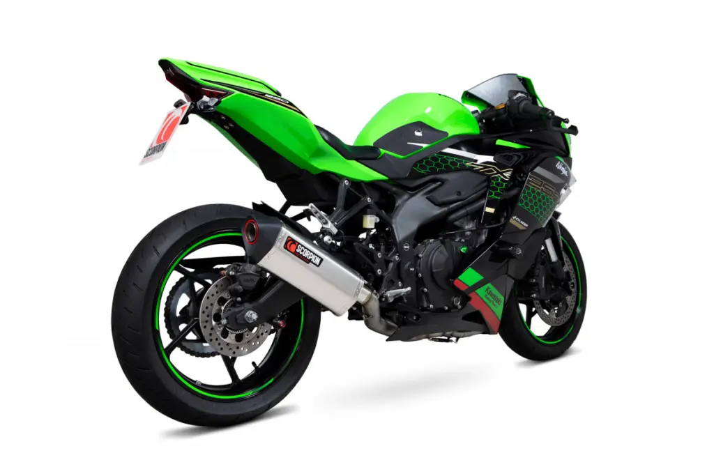 Ninja ZX-25R Serket Parallel Full System Brushed Stainless Steel 2020-2022