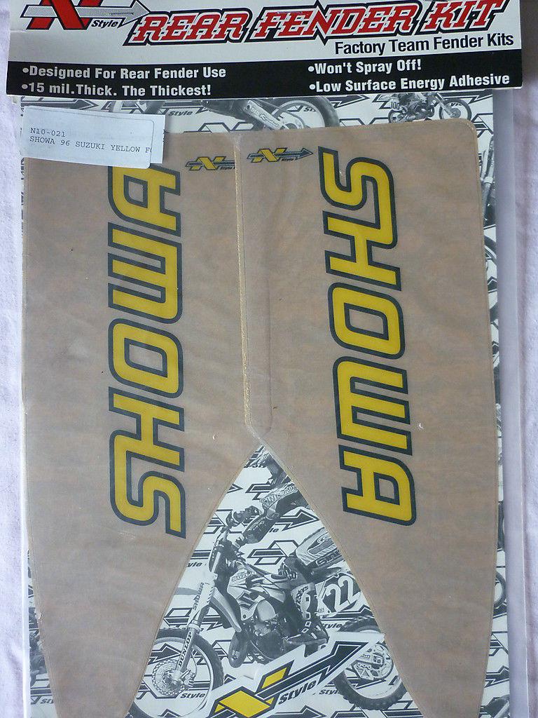 Decal Fork Showa Clear Yellow - Image 1