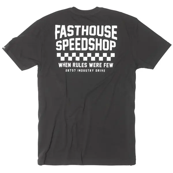 Fasthouse Chalet Tee Black