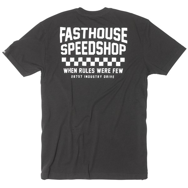 Fasthouse Chalet Tee Black - Image 1