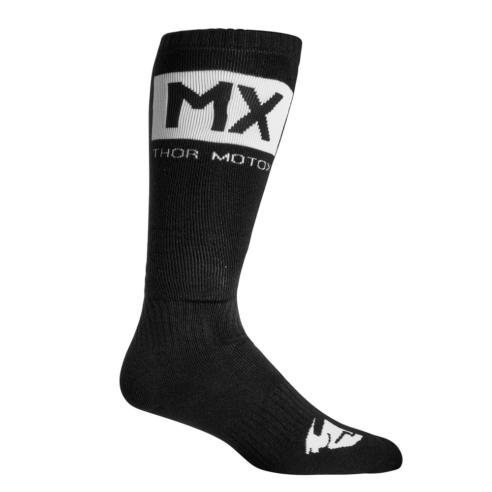 Thor MX Socks Youth Black/White - Image 1