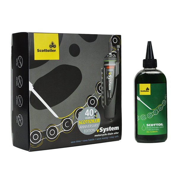 SCOTTOILER vSYSTEM WITH GREEN OIL- 40th ANNIVERSAY LIMITED EDITION - Image 1