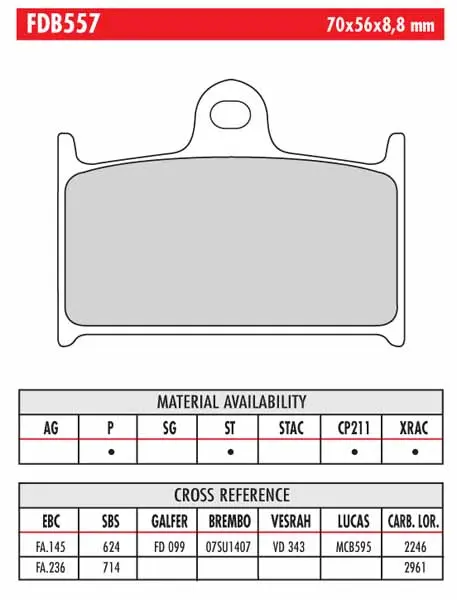 FERODO BRAKE BPADS