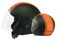 Road Helmet Zeus Black/Orange Medium - Image 1