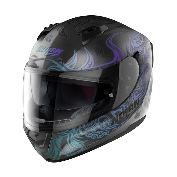 Nolan N60-6 Muse Road Helmet Flat Lava Grey / Violet