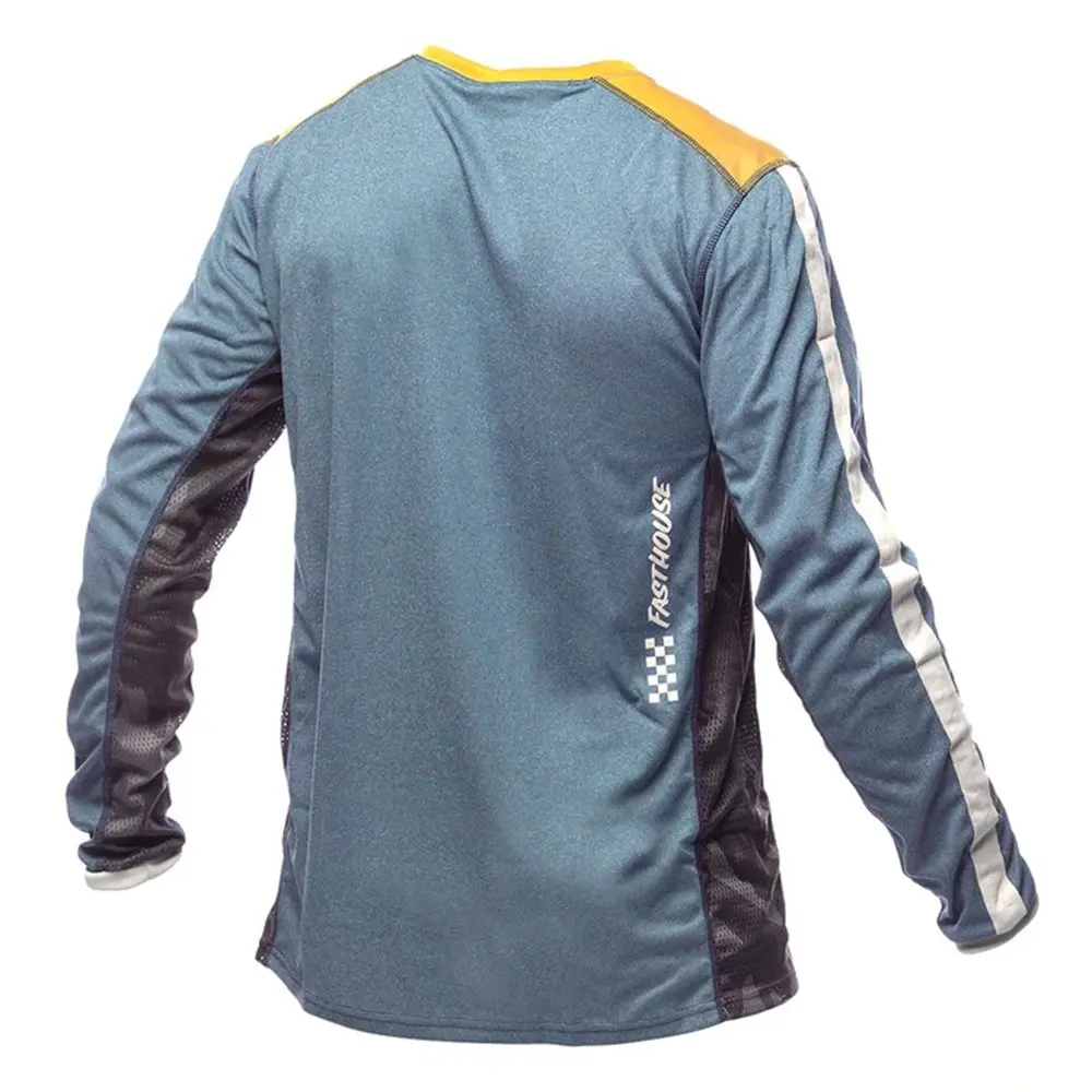 Fasthouse Acadia Long Sleeve Jersey Heather Indigo