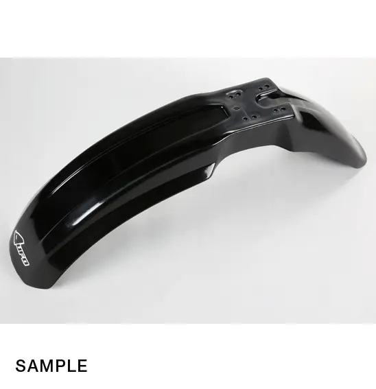 UFO UNIV FRON FENDER 125CC UP BLK
