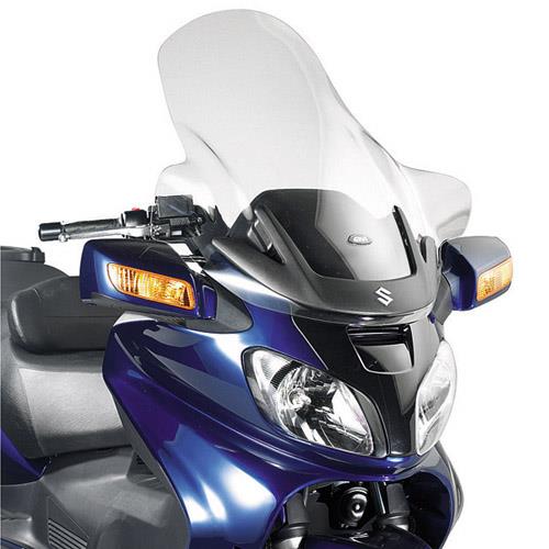 GIVI SCREEN SUZUKI BURGMAN EXECUTIVE AN650 '05-'12 CLEAR 78.5x72cm - Image 1
