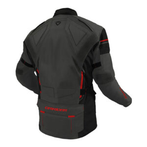 Dririder Compass 4 Road Jacket - Grey / Red - Image 2