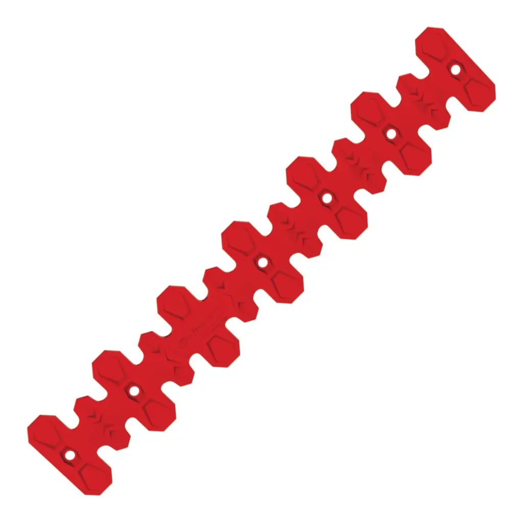 POLISPORT ARMADILLO HEAD PIPE GUARD LONG 40cm RED