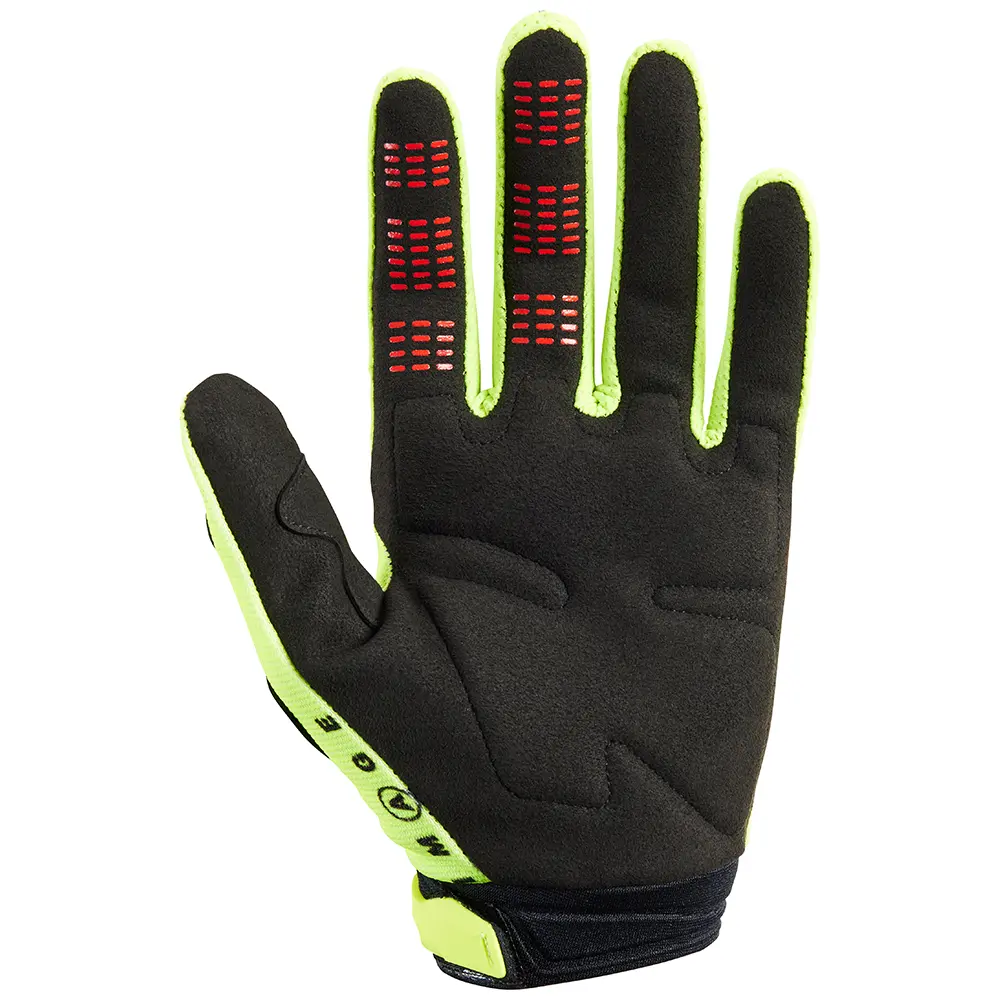 Fox 180 Kozmik Motocross Gloves Flo Yellow