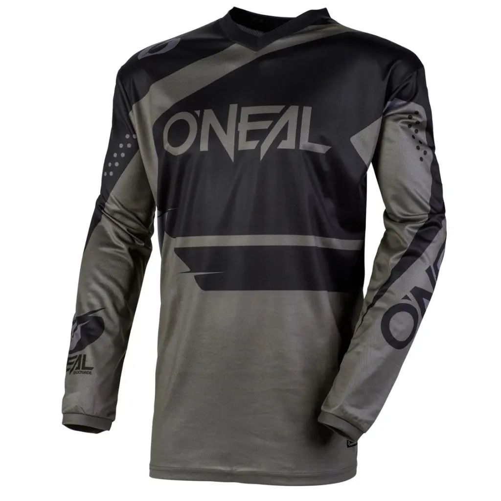 #20 ELEM RACEWEAR JSY BK/GY MD