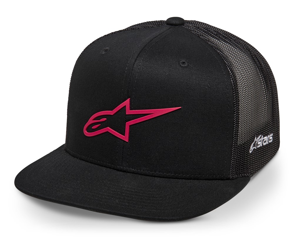 Alpinestars 3D Ageless Trucker Hat Black/Red - Image 1