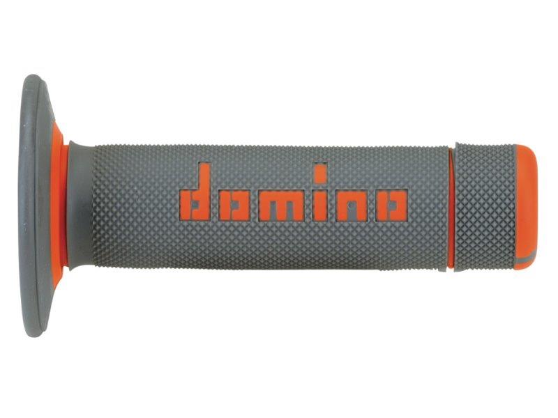 MX/E GRIPS KNURL/WAFFLE 120/123mm BLACK/RED CLOSED - Image 5