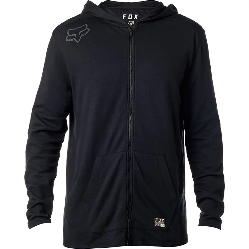 Fox Kross Long Sleeve Knit Top Black