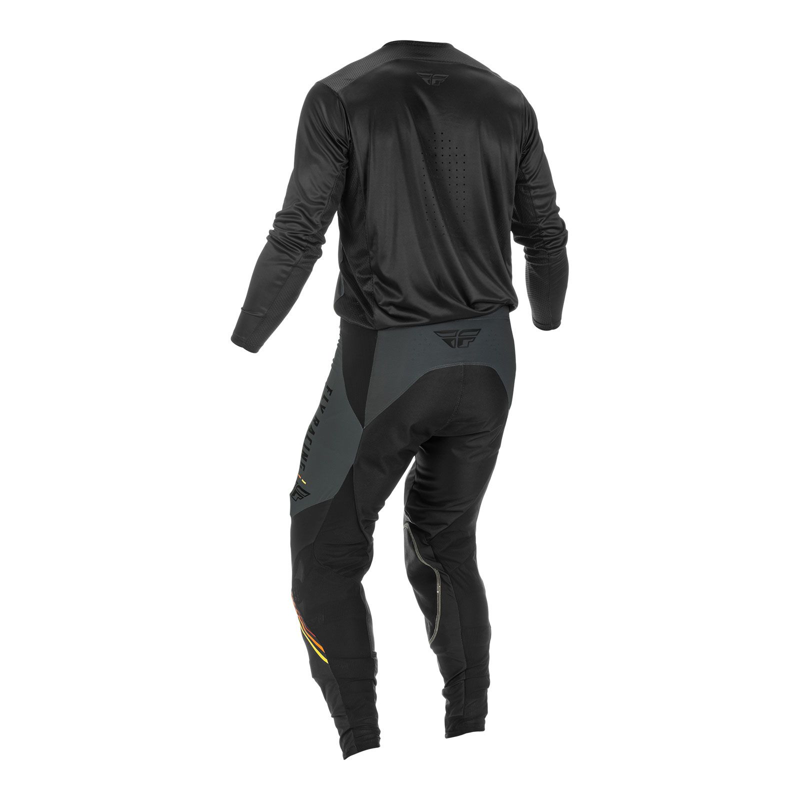 FLy (22) Lite Hydrogen S.E Speeder Metal/Red/Yellow Motocross Pants - Image 6