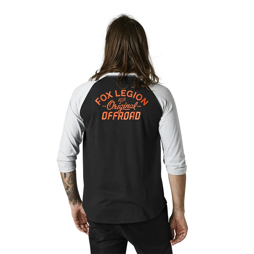 Fox Original Speed 3/4 Raglan Black Top