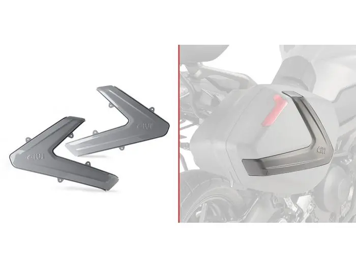 PANNIER COVER V37 YAMAHA NIMBUS GREY PAINTED