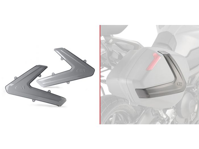 PANNIER COVER V37 YAMAHA NIMBUS GREY PAINTED - Image 1