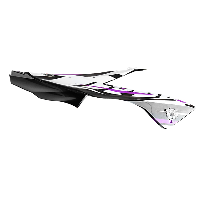 *Peak Mix Twist Violet Gloss Airoh MX Helmets [A] - Image 1