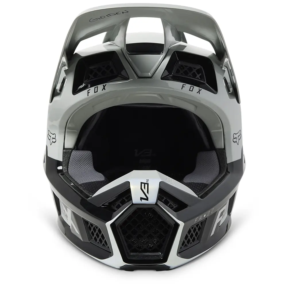 Fox V3 RS Ryaktr MIPS ECE Motocross Helmet Steel Grey