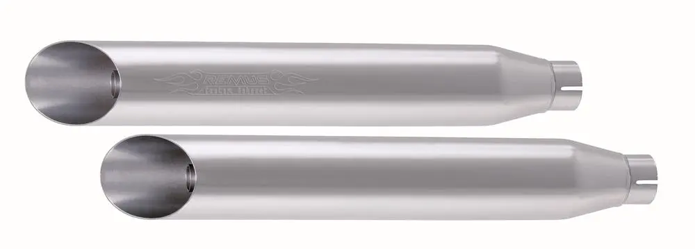 TAPERED MUFFLER S/STEEL CHROME TRIUMPH THRUXTON '07-