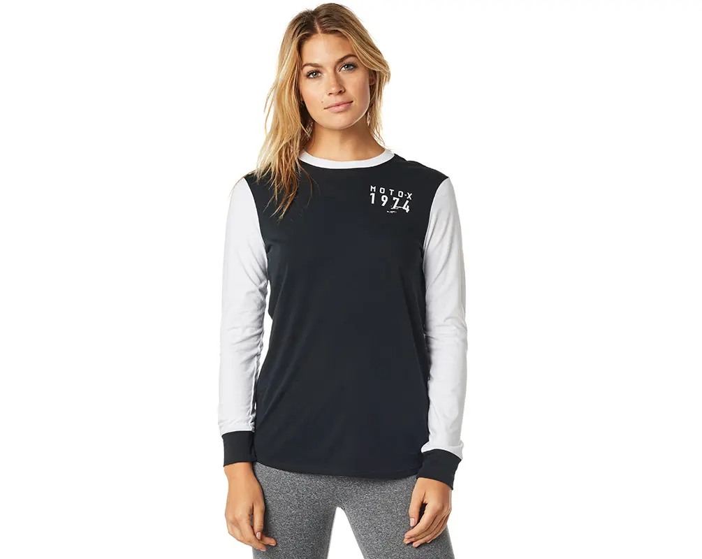 Fox Sky Hi Long Sleeve Tee Ladies Black
