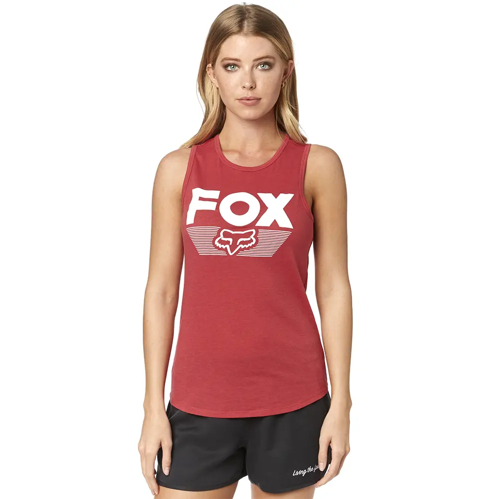 Tank Top Fox Ascot Ladies Red