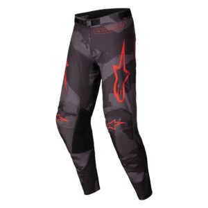 Alpinestars Racer Hollow Motocross Pants Grey Camo/Orange Fluro - Image 1