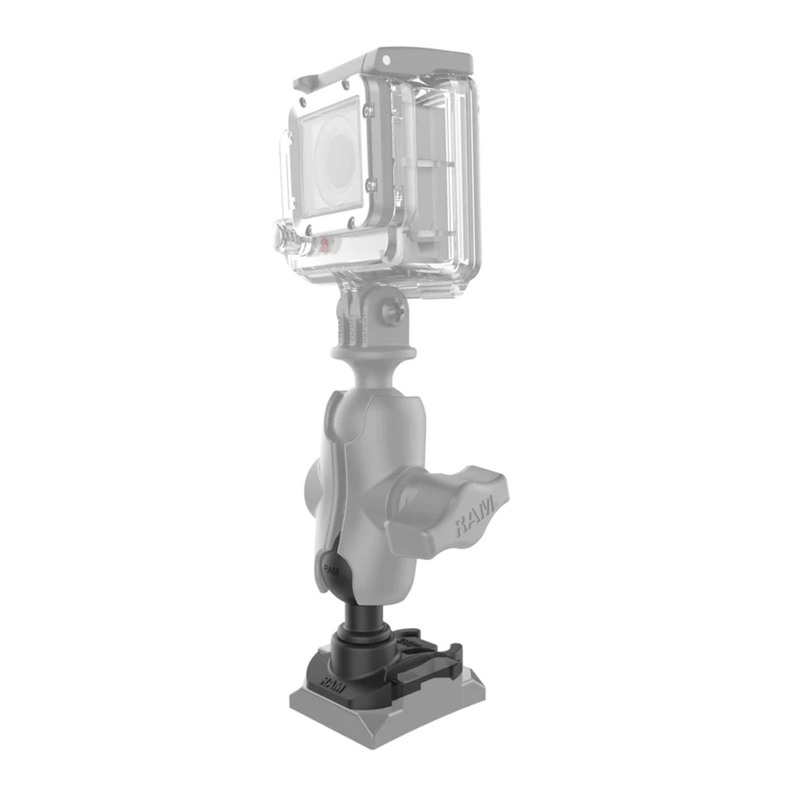 RAM GOPRO BASE ADAPTER W/ 1" BALL - Image 2