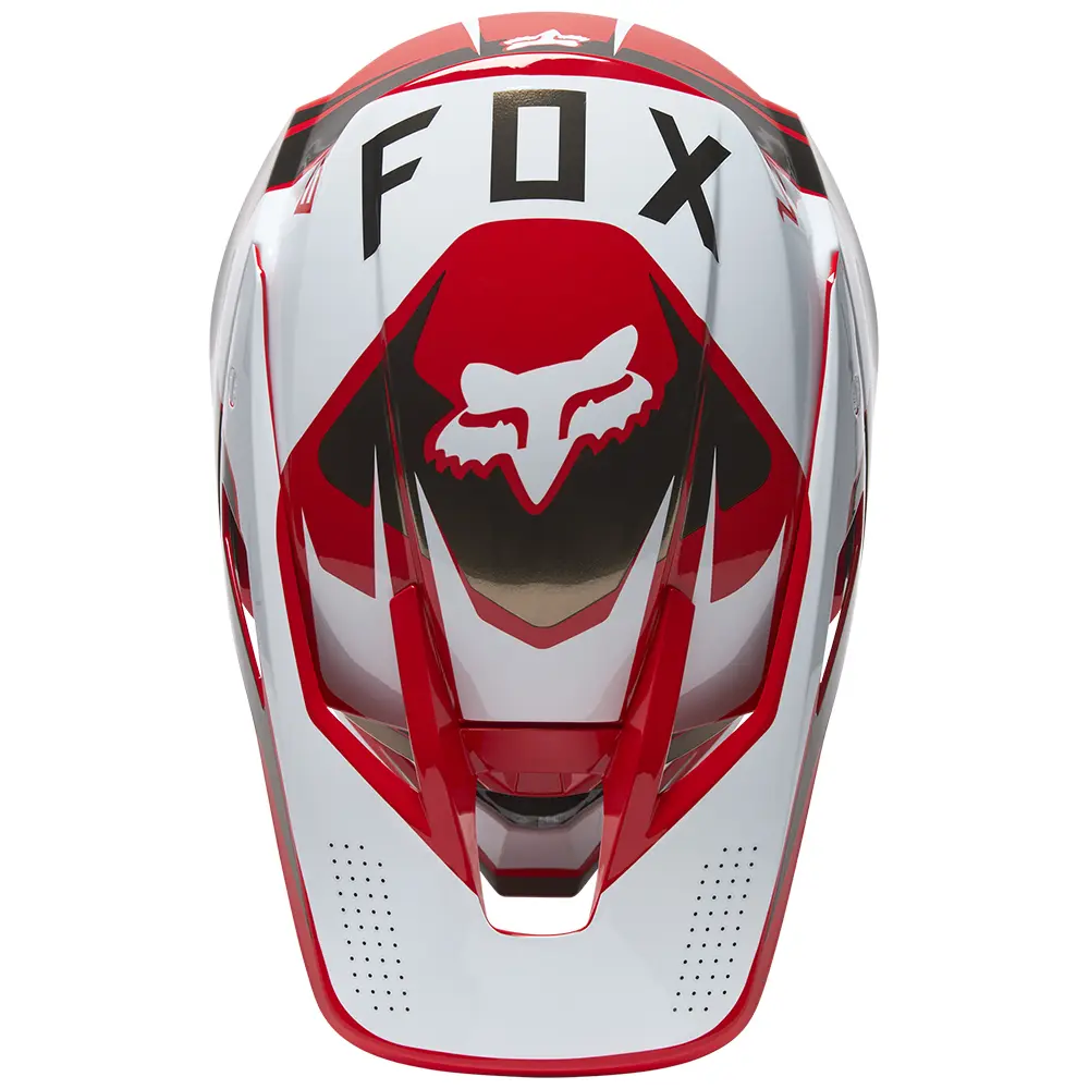 Fox V3 RS Mirer Red Motocross Helmet