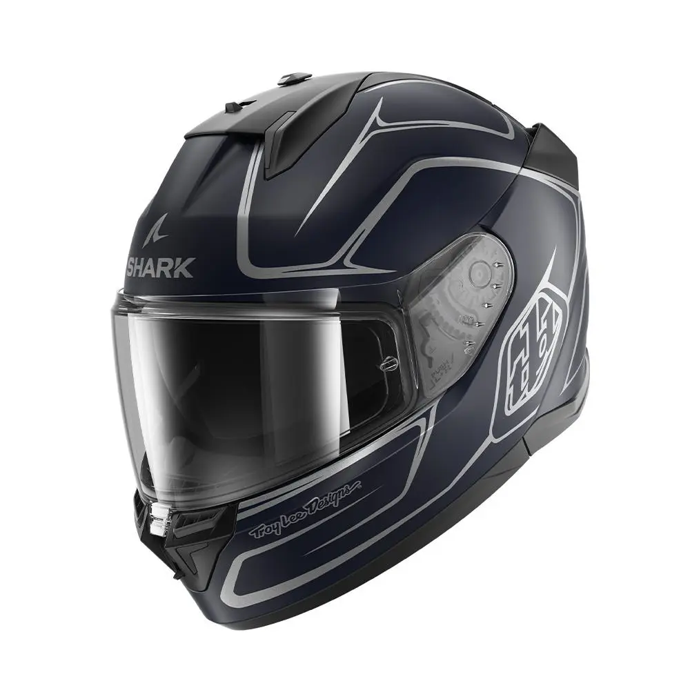 SHARK D-SKWAL 3 Drone Troy Lee Designs Road Helmet Blue/Silver