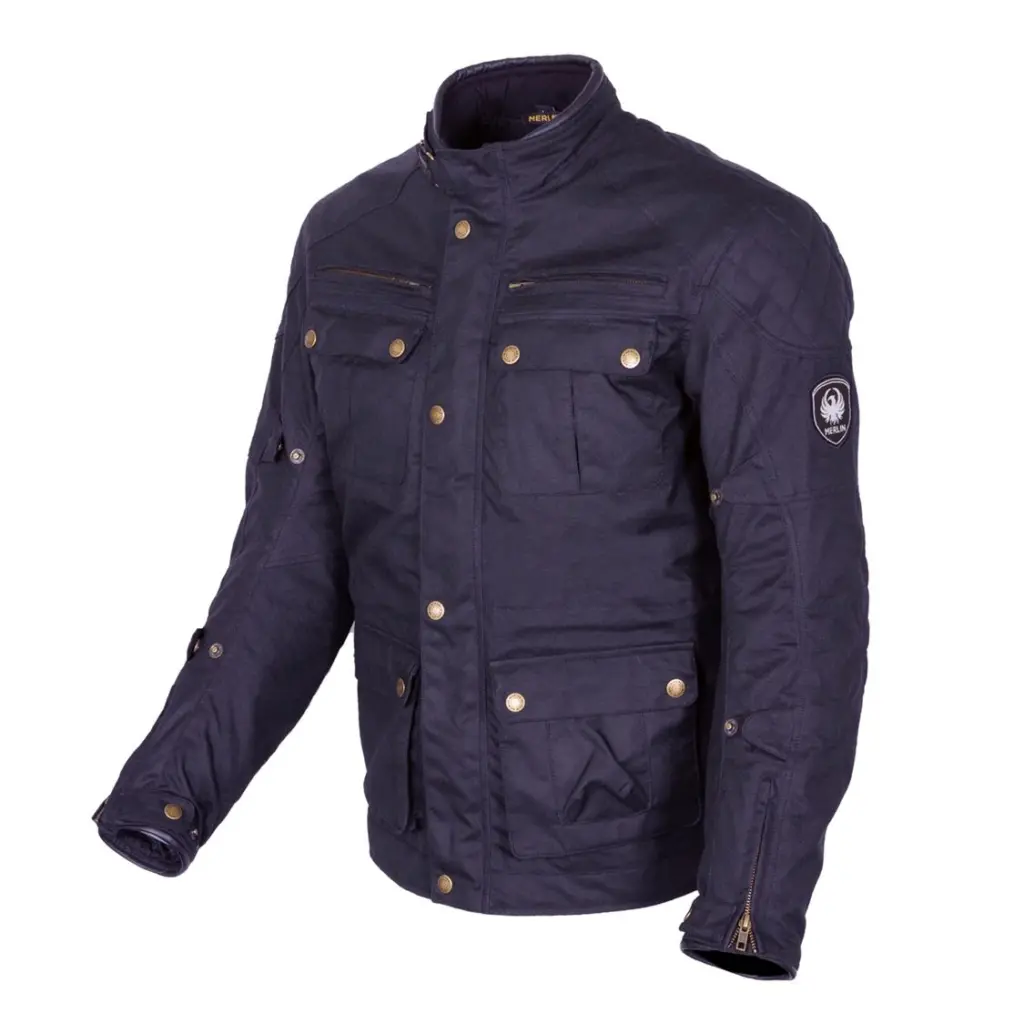 Merlin Yoxall II Silkwax Road Jacket Grey/Blue