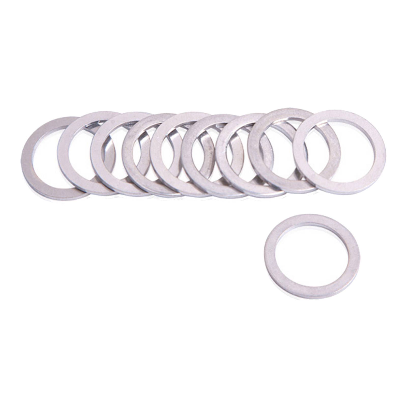 WHITES CRUSH WASHER - ALUMINIUM 10 X 14 X 1 (100pcs/pk) - Image 1