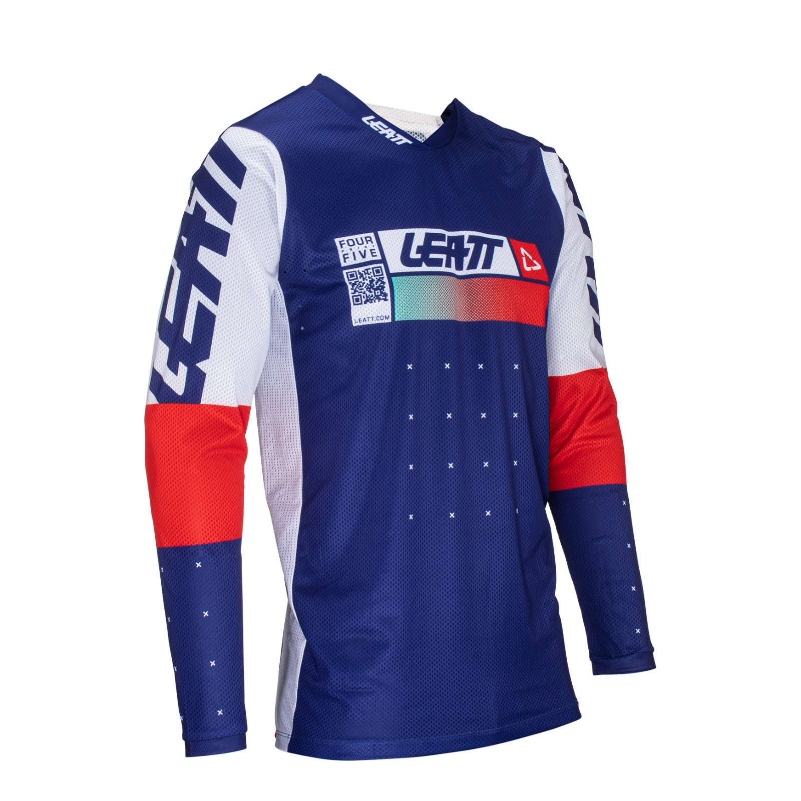 Leatt Moto 4.5 Lite Motocross Jersey Royal - Image 1