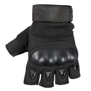 Motodry FIngerless Easy-Ride Gloves Black - Image 1