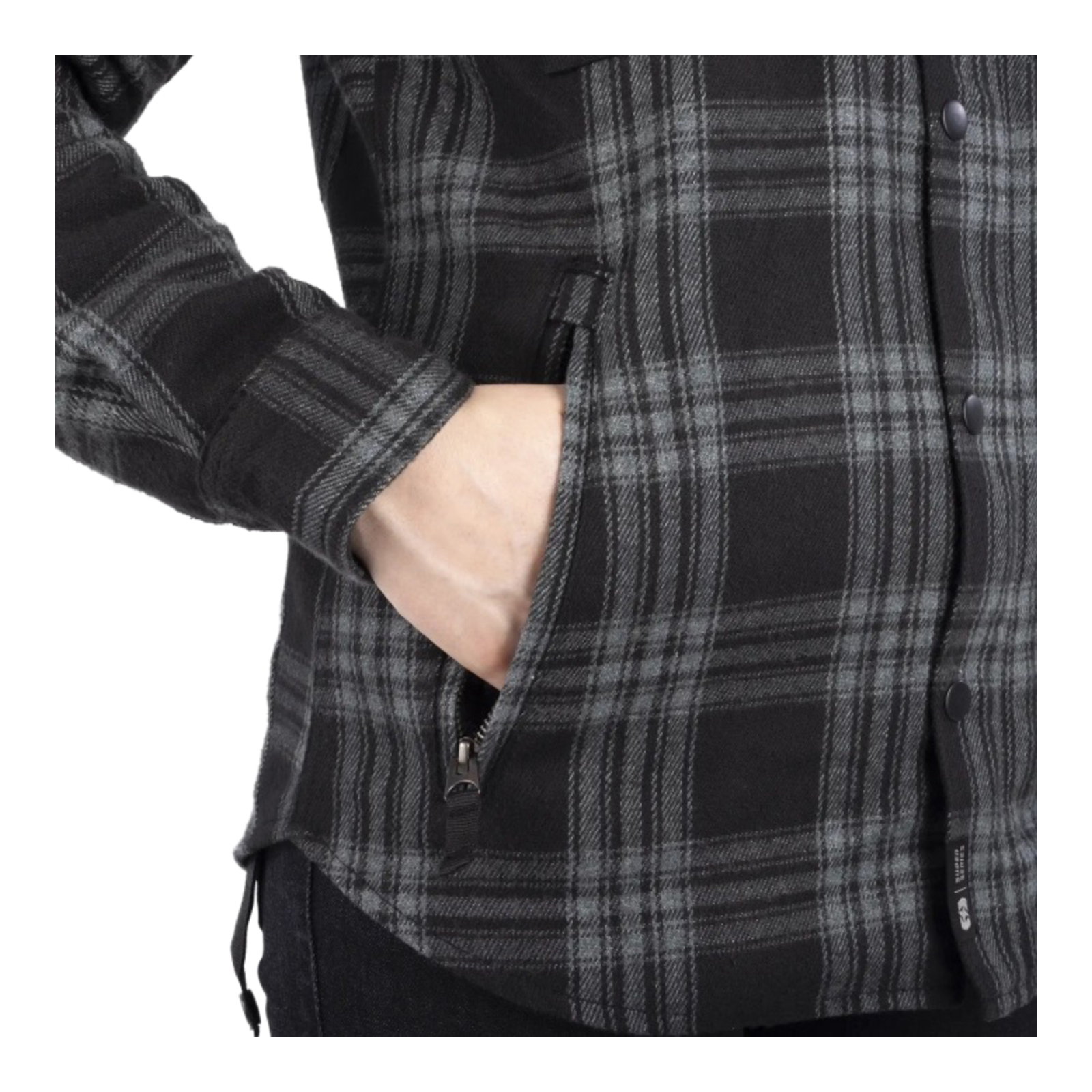Oxford Kickback 3.0 Shirt Ladies Grey - Image 7