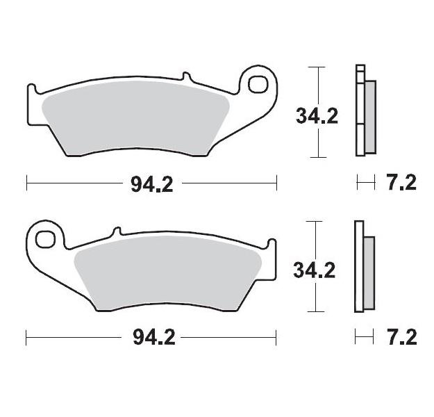 BRAKE PADS FRONT MOTO MASTER RACING GP APRILIA BETA GAS GAS HONDA YAMAHA SUZUKI KAWASAKI - Image 1