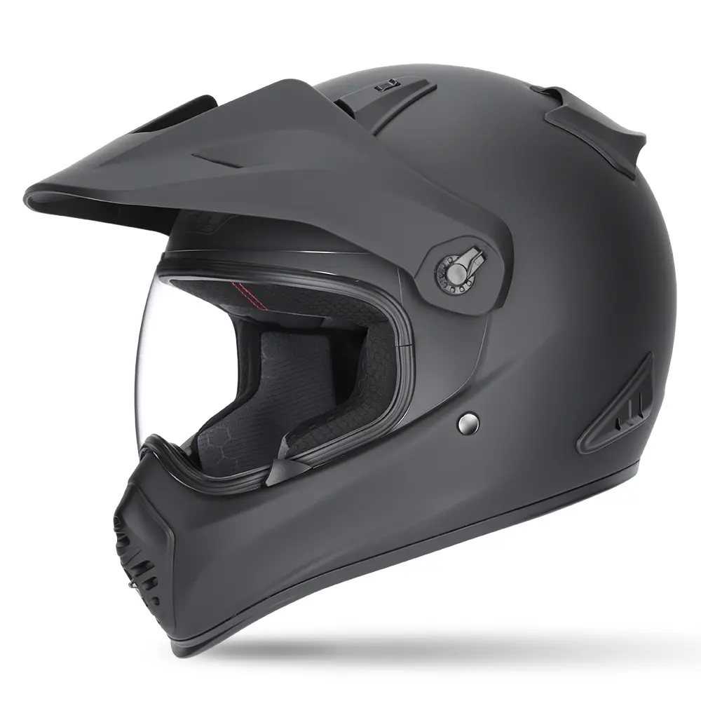 M2R ADV Lite Adventure Helmet Matte Black